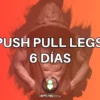 rutina push pull leg 6 dias